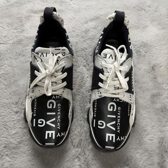 Givenchy Jaw \'Overprint\' Black And White Mens Authentic Sneakers Size 44 main image 6
